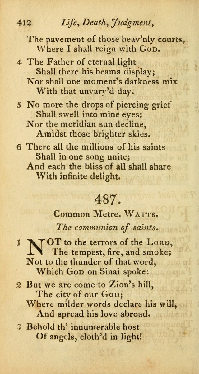 A Selection of Sacred Poetry: consisting of psalms and hymns from Watts, Doddridge, Merrick, Scott, Cowper, Barbauld, Steele, and others (2nd ed.) page 414