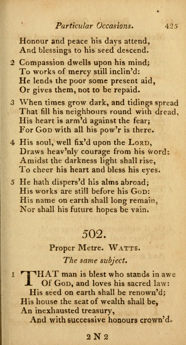 A Selection of Sacred Poetry: consisting of psalms and hymns from Watts, Doddridge, Merrick, Scott, Cowper, Barbauld, Steele, and others (2nd ed.) page 427