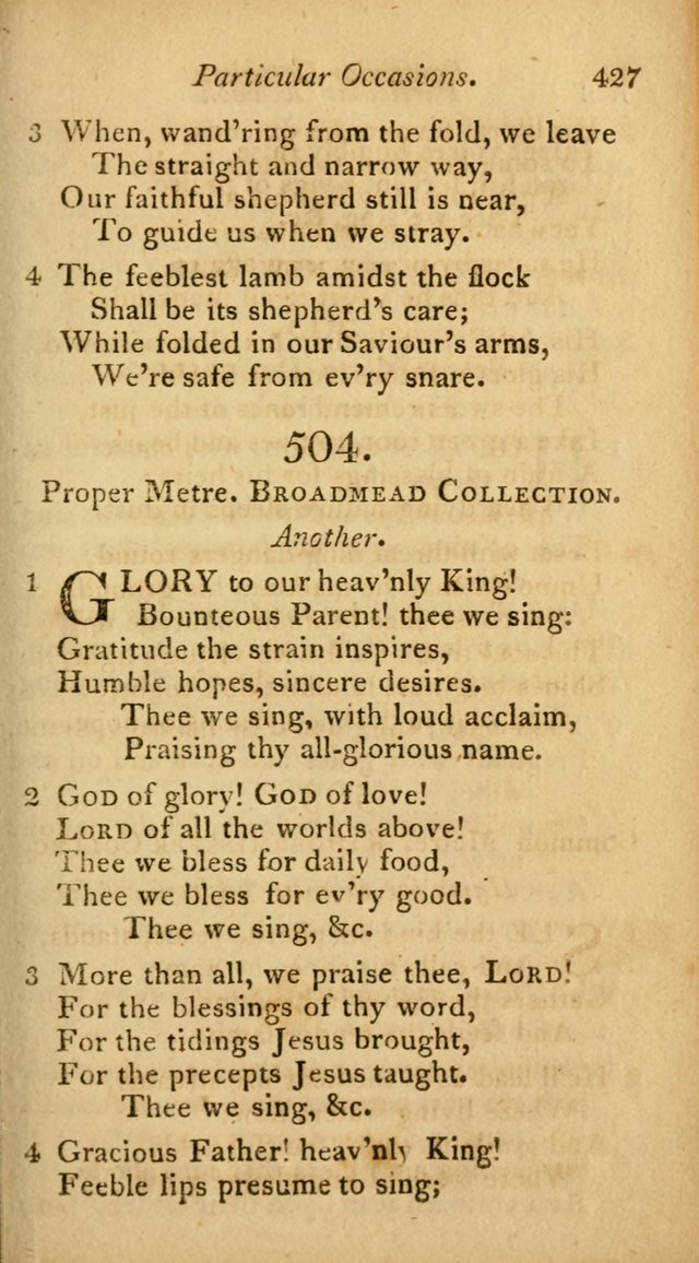 A Selection of Sacred Poetry: consisting of psalms and hymns from Watts, Doddridge, Merrick, Scott, Cowper, Barbauld, Steele, and others (2nd ed.) page 429