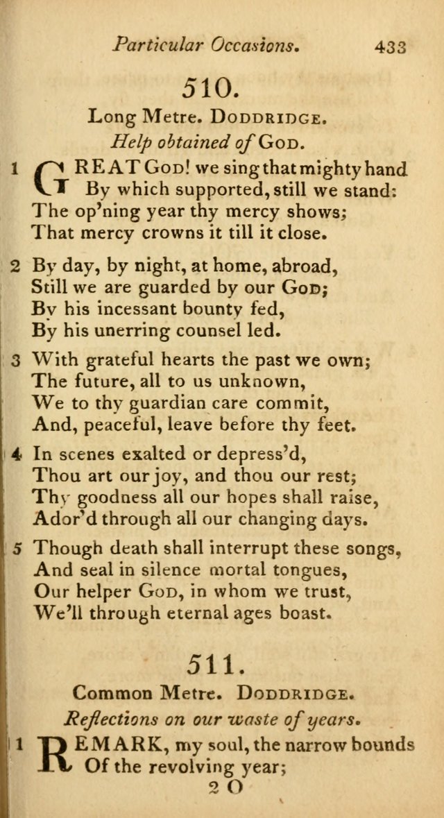 A Selection of Sacred Poetry: consisting of psalms and hymns from Watts, Doddridge, Merrick, Scott, Cowper, Barbauld, Steele, and others (2nd ed.) page 435