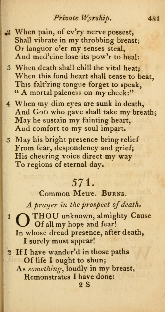 A Selection of Sacred Poetry: consisting of psalms and hymns from Watts, Doddridge, Merrick, Scott, Cowper, Barbauld, Steele, and others (2nd ed.) page 483