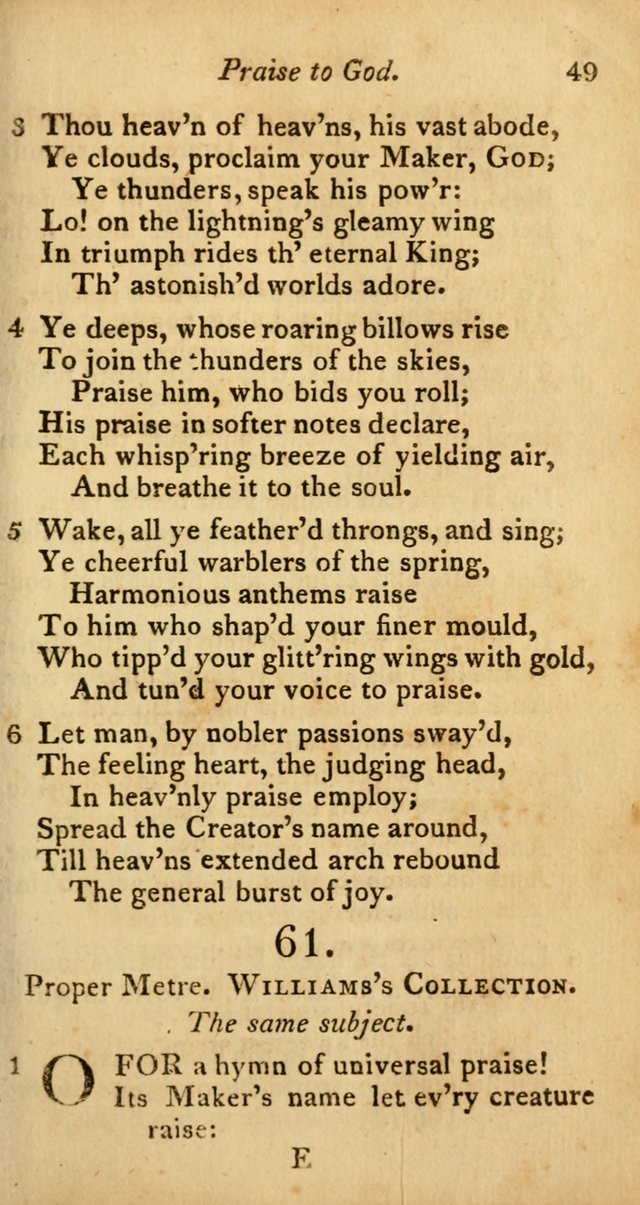 A Selection of Sacred Poetry: consisting of psalms and hymns from Watts, Doddridge, Merrick, Scott, Cowper, Barbauld, Steele, and others (2nd ed.) page 49