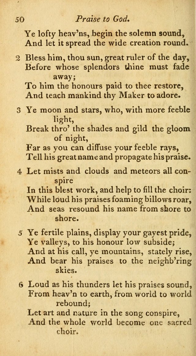 A Selection of Sacred Poetry: consisting of psalms and hymns from Watts, Doddridge, Merrick, Scott, Cowper, Barbauld, Steele, and others (2nd ed.) page 50