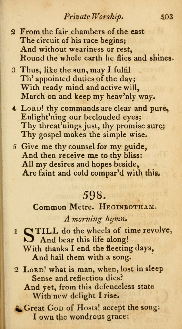 A Selection of Sacred Poetry: consisting of psalms and hymns from Watts, Doddridge, Merrick, Scott, Cowper, Barbauld, Steele, and others (2nd ed.) page 505