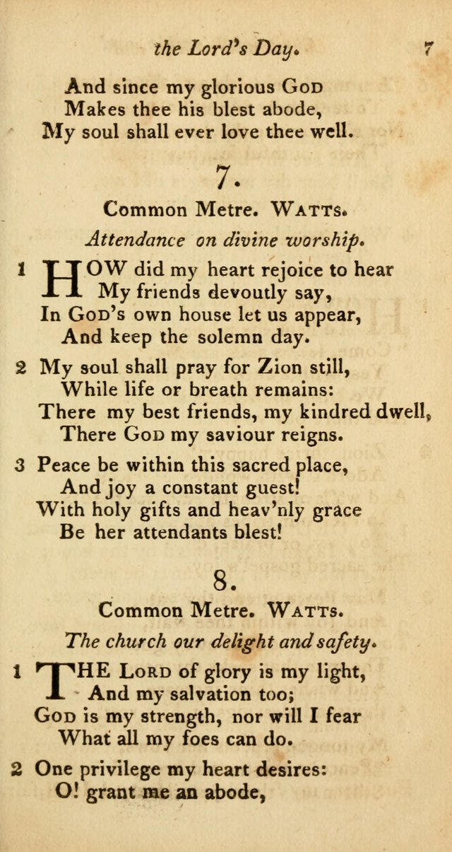 A Selection of Sacred Poetry: consisting of psalms and hymns from Watts, Doddridge, Merrick, Scott, Cowper, Barbauld, Steele, and others (2nd ed.) page 7
