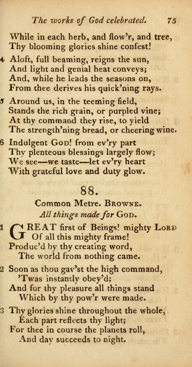 A Selection of Sacred Poetry: consisting of psalms and hymns from Watts, Doddridge, Merrick, Scott, Cowper, Barbauld, Steele, and others (2nd ed.) page 75