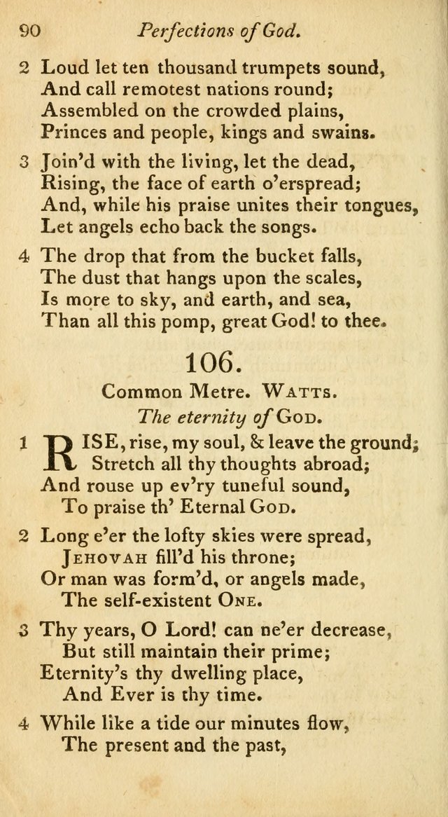 A Selection of Sacred Poetry: consisting of psalms and hymns from Watts, Doddridge, Merrick, Scott, Cowper, Barbauld, Steele, and others (2nd ed.) page 90