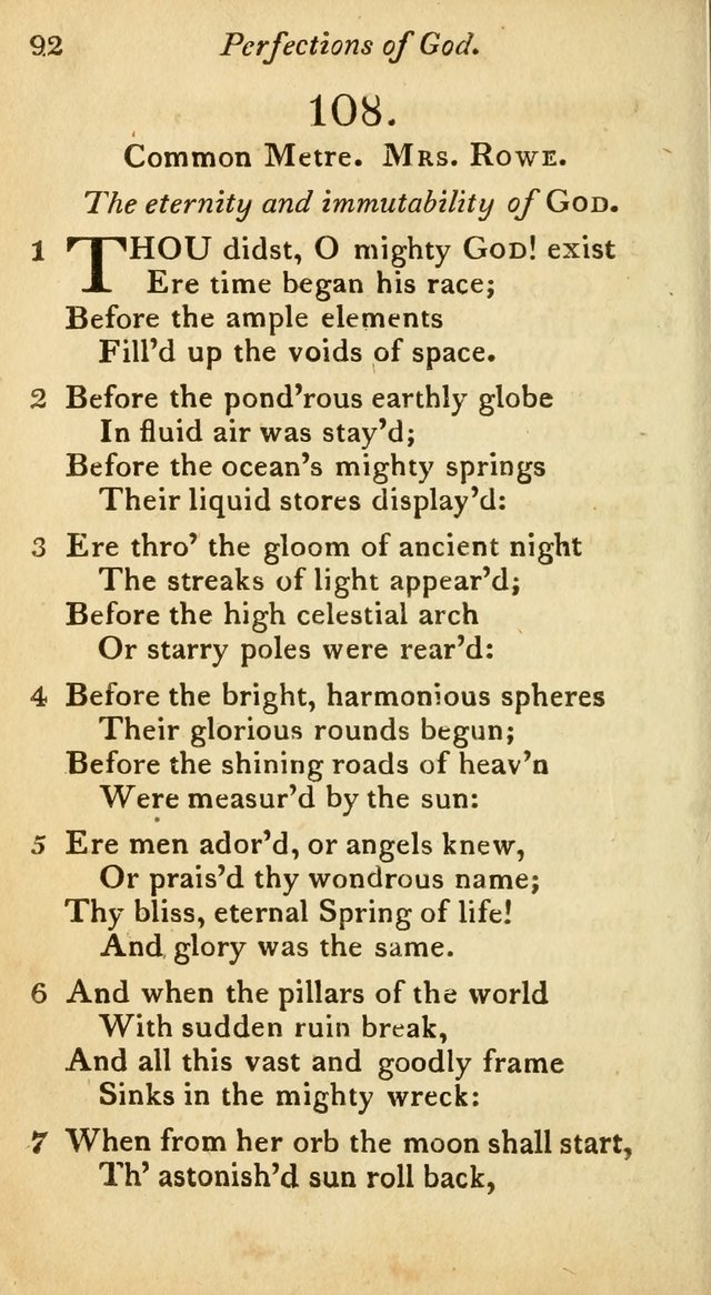 A Selection of Sacred Poetry: consisting of psalms and hymns from Watts, Doddridge, Merrick, Scott, Cowper, Barbauld, Steele, and others (2nd ed.) page 92