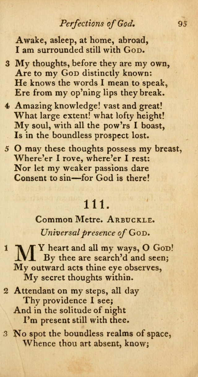 A Selection of Sacred Poetry: consisting of psalms and hymns from Watts, Doddridge, Merrick, Scott, Cowper, Barbauld, Steele, and others (2nd ed.) page 95