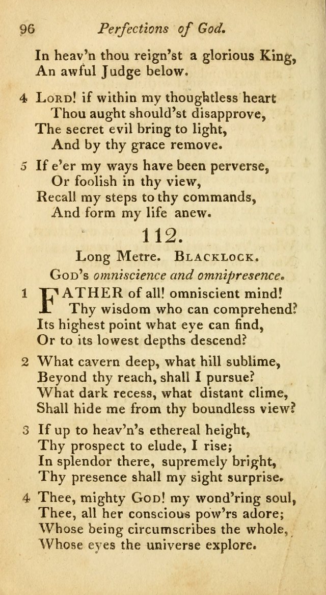 A Selection of Sacred Poetry: consisting of psalms and hymns from Watts, Doddridge, Merrick, Scott, Cowper, Barbauld, Steele, and others (2nd ed.) page 96