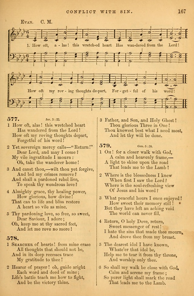 Songs for the Sanctuary; or Psalms and Hymns for Christian Worship (Baptist Ed.) page 168