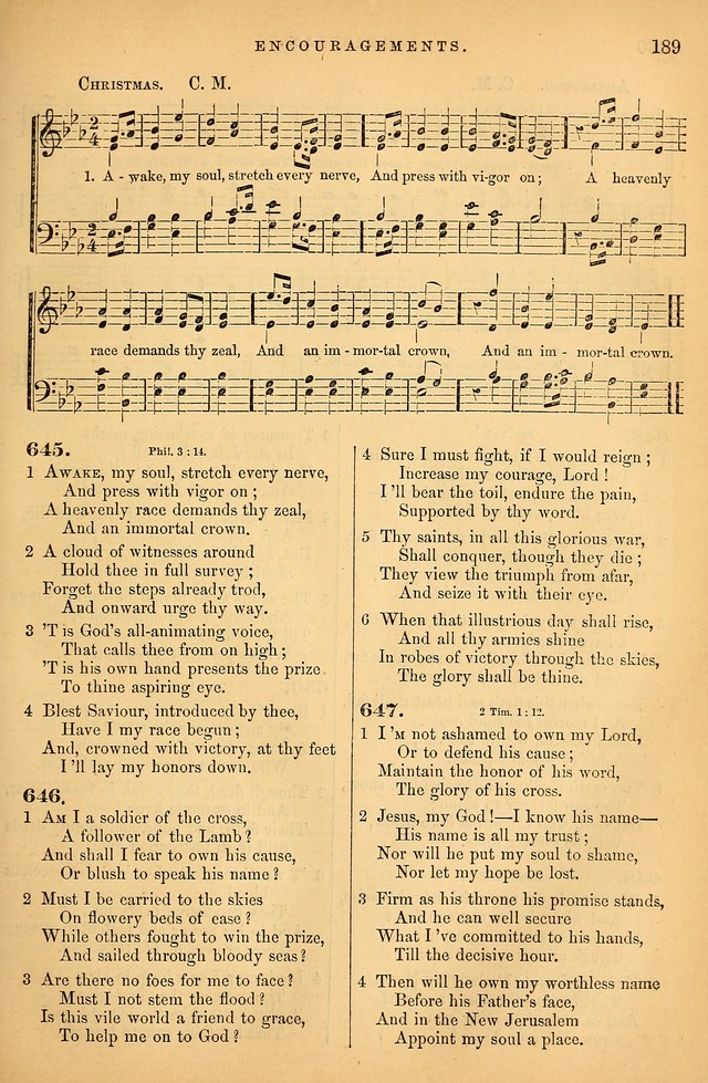 Songs for the Sanctuary; or Psalms and Hymns for Christian Worship (Baptist Ed.) page 190