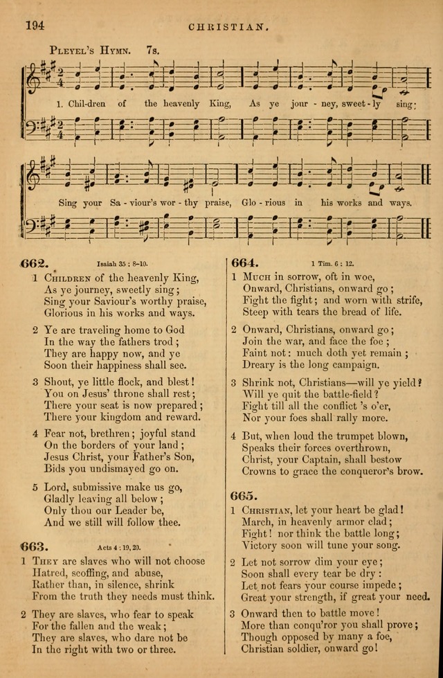Songs for the Sanctuary; or Psalms and Hymns for Christian Worship (Baptist Ed.) page 195