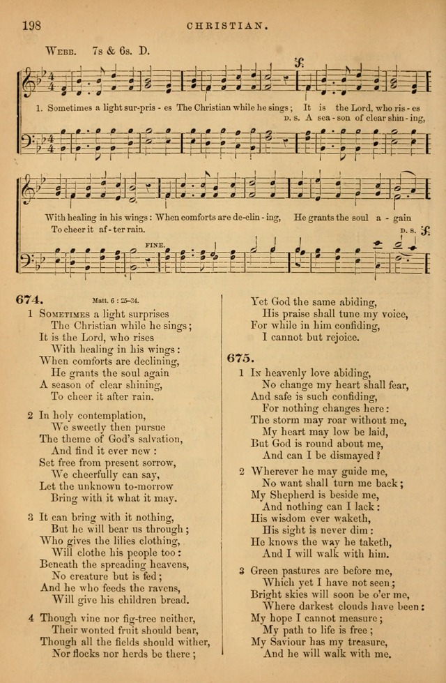 Songs for the Sanctuary; or Psalms and Hymns for Christian Worship (Baptist Ed.) page 199
