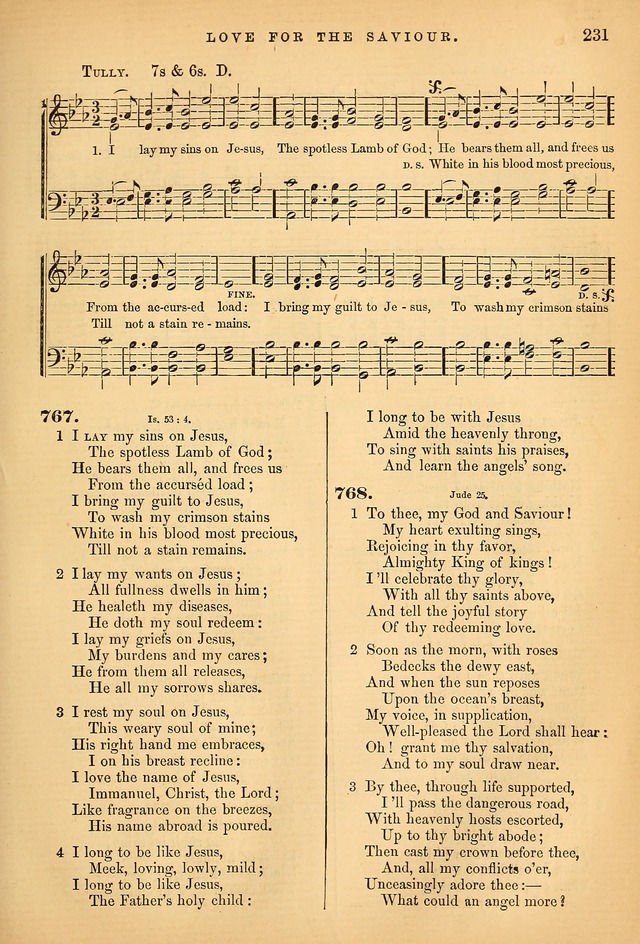 Songs for the Sanctuary; or Psalms and Hymns for Christian Worship (Baptist Ed.) page 232
