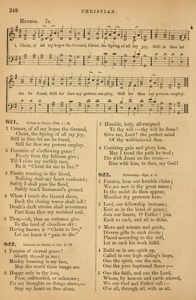 Songs for the Sanctuary; or Psalms and Hymns for Christian Worship (Baptist Ed.) page 249