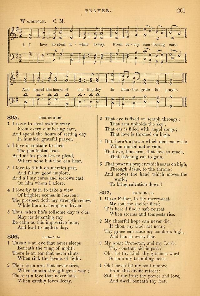 Songs for the Sanctuary; or Psalms and Hymns for Christian Worship (Baptist Ed.) page 262