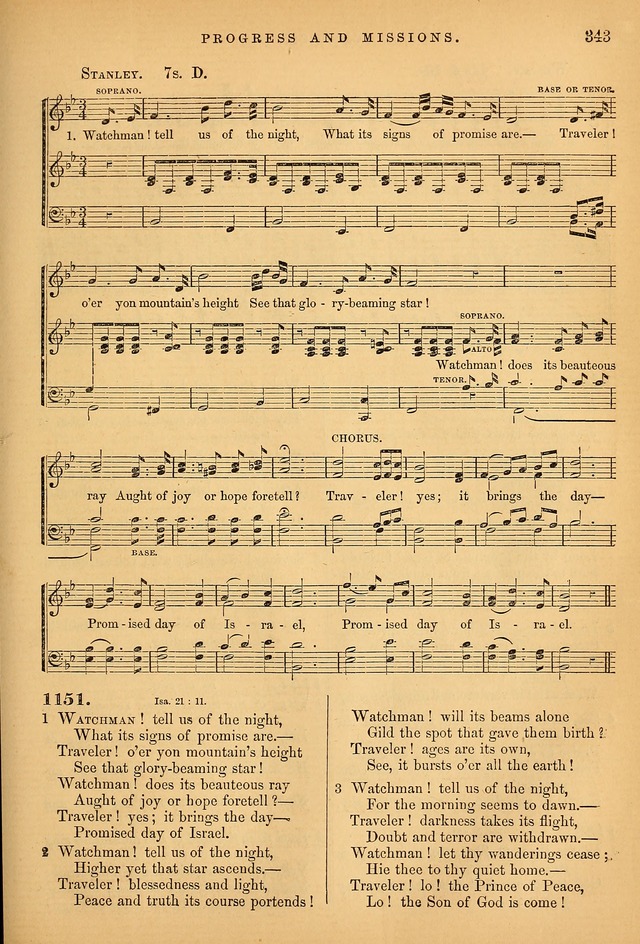 Songs for the Sanctuary; or Psalms and Hymns for Christian Worship (Baptist Ed.) page 344