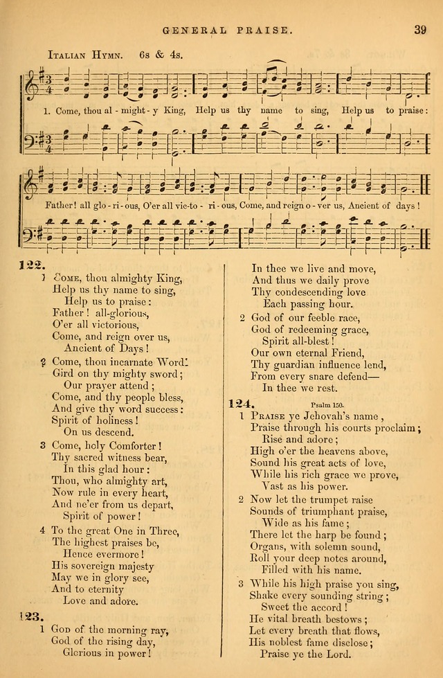 Songs for the Sanctuary; or Psalms and Hymns for Christian Worship (Baptist Ed.) page 40