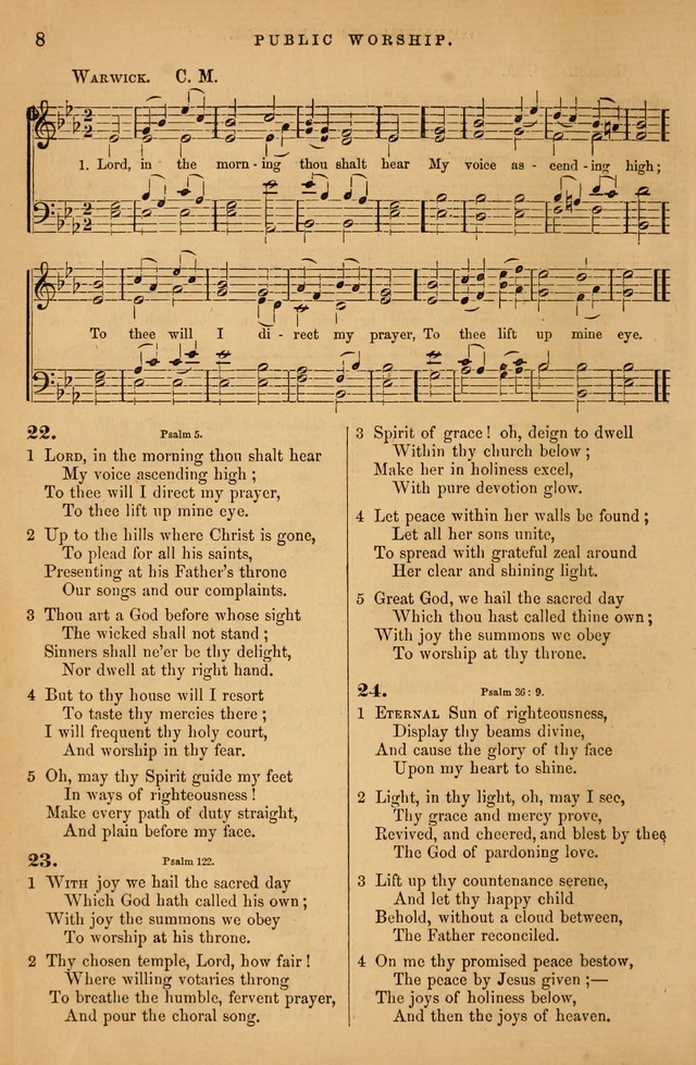 Songs for the Sanctuary; or Psalms and Hymns for Christian Worship (Baptist Ed.) page 9