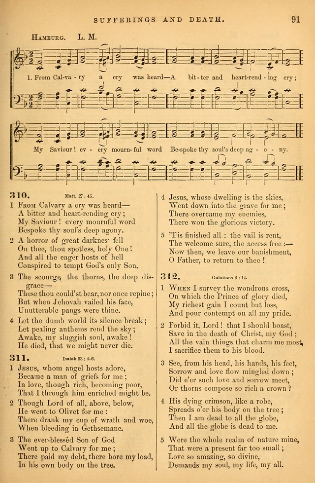 Songs for the Sanctuary; or Psalms and Hymns for Christian Worship (Baptist Ed.) page 92