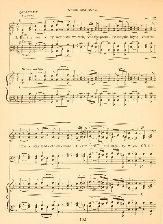 Sacred Songs For Public Worship: a hymn and tune book page 102