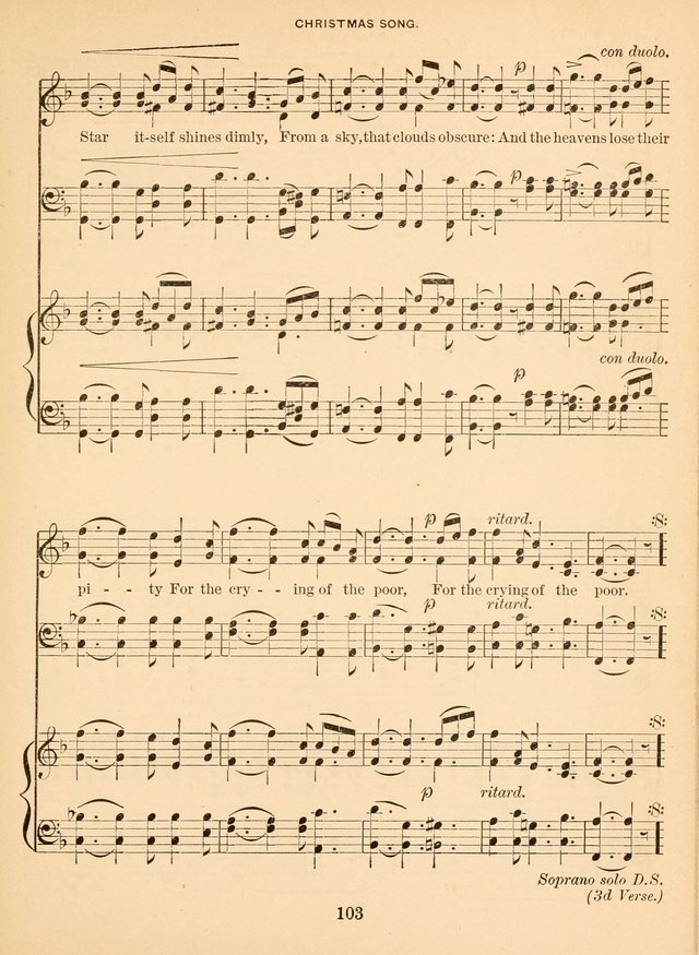 Sacred Songs For Public Worship: a hymn and tune book page 103