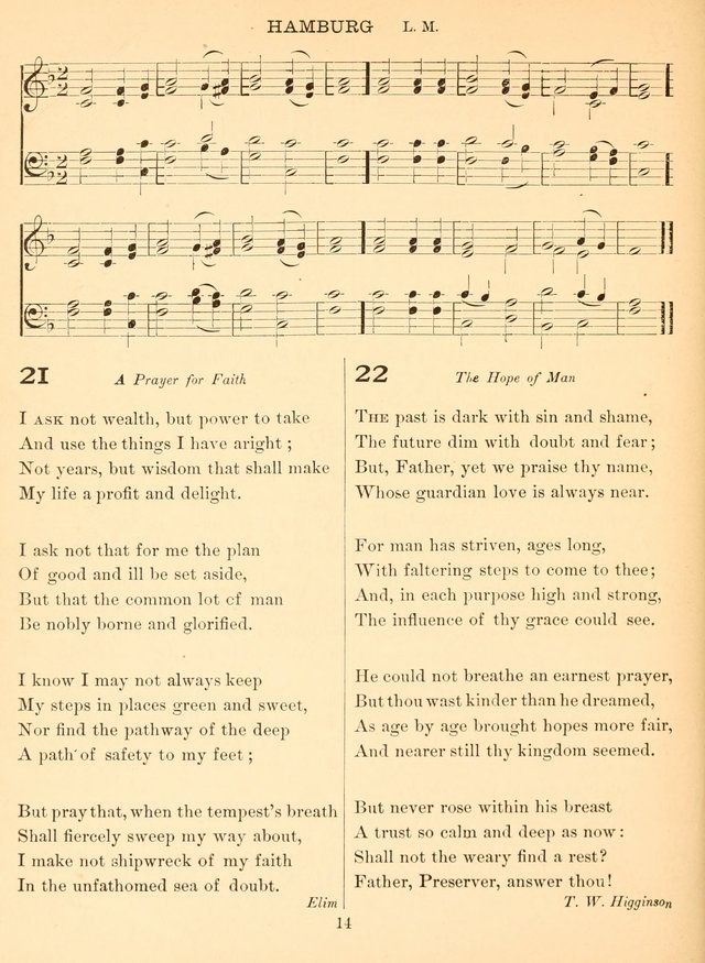 Sacred Songs For Public Worship: a hymn and tune book page 14