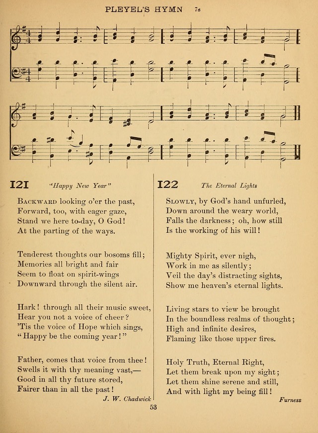Sacred Songs For Public Worship: a hymn and tune book page 72