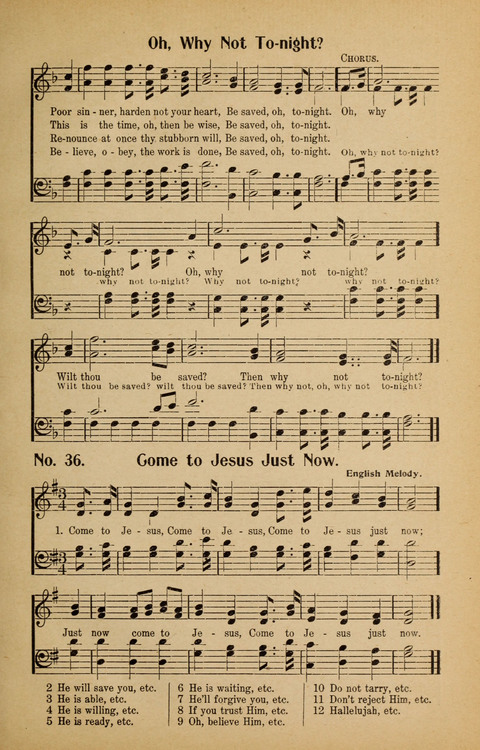 Sunday School and Revival: with Y.M.C.A. supplement page 35