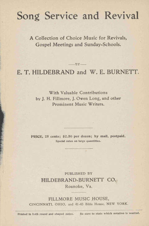 Song Service and Revival page 1
