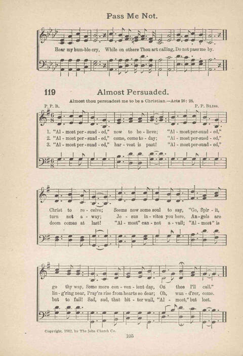 Song Service and Revival page 105