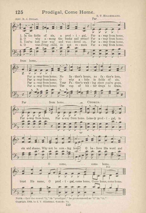 Song Service and Revival page 110