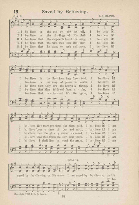 Song Service and Revival page 18