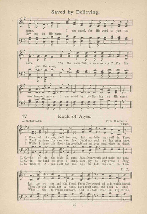 Song Service and Revival page 19