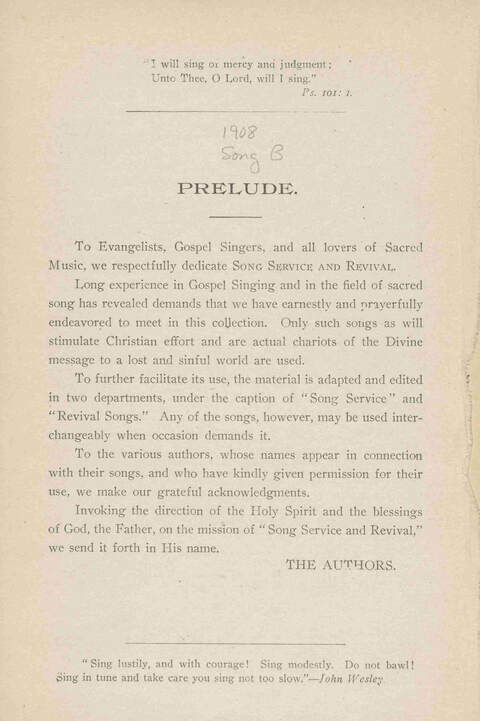 Song Service and Revival page 2