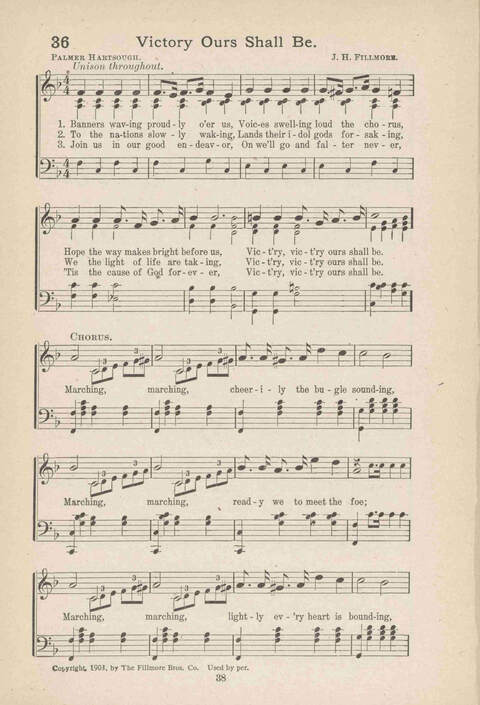 Song Service and Revival page 38