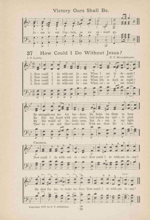 Song Service and Revival page 39