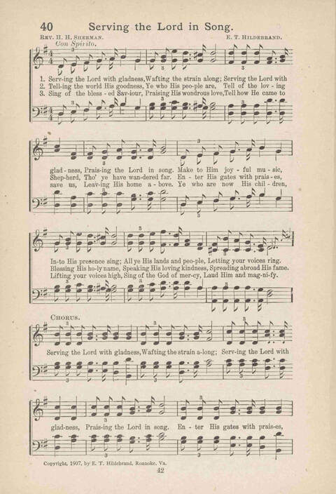 Song Service and Revival page 42