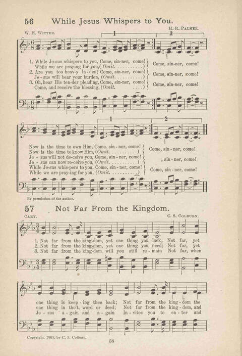 Song Service and Revival page 58