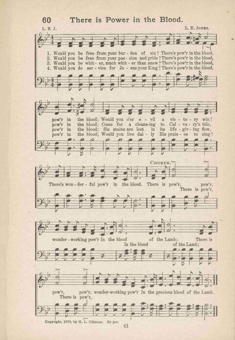 Song Service and Revival page 61