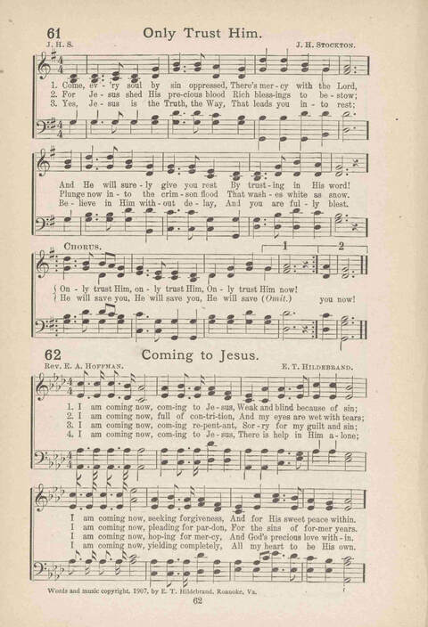 Song Service and Revival page 62