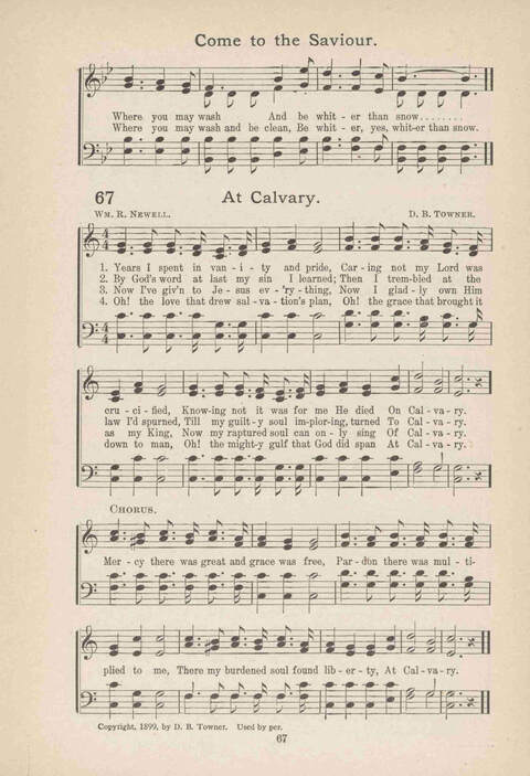 Song Service and Revival page 67
