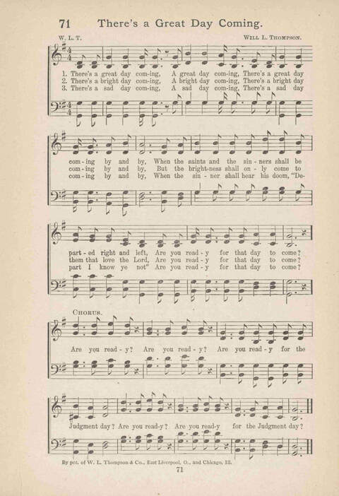 Song Service and Revival page 71