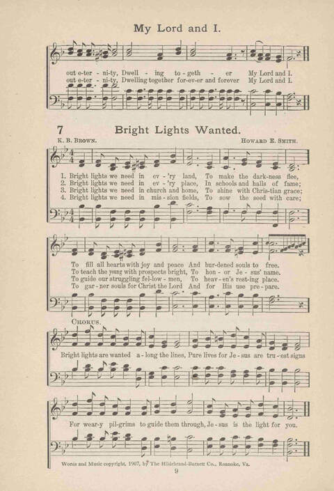 Song Service and Revival page 9