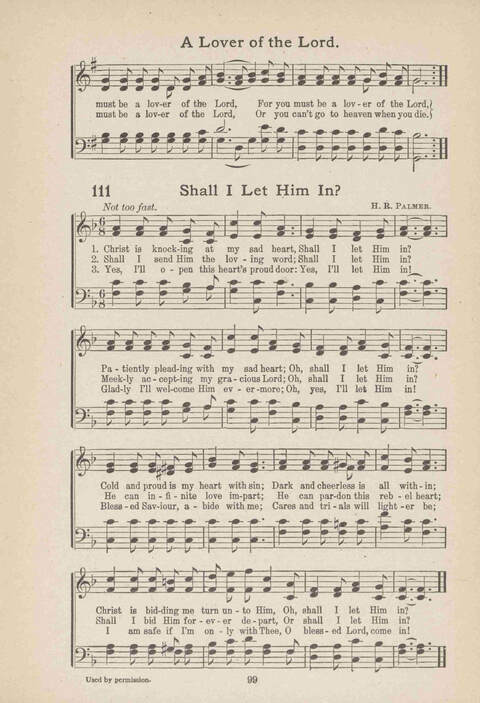Song Service and Revival page 99