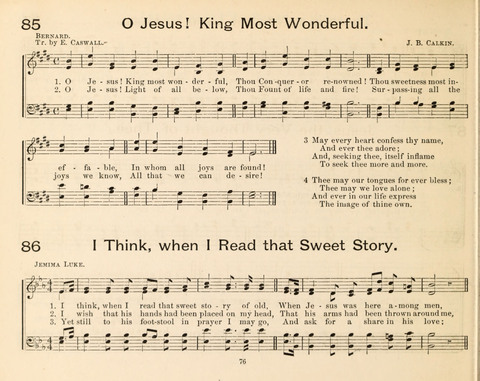 Select Sunday School Songs page 76