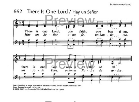 Santo, Santo, Santo: cantos para el pueblo de Dios = Holy, Holy, Holy: songs for the people of God page 1005