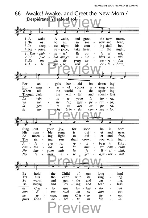 Santo, Santo, Santo: cantos para el pueblo de Dios = Holy, Holy, Holy: songs for the people of God page 104