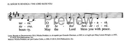 Santo, Santo, Santo: cantos para el pueblo de Dios = Holy, Holy, Holy: songs for the people of God page 1067
